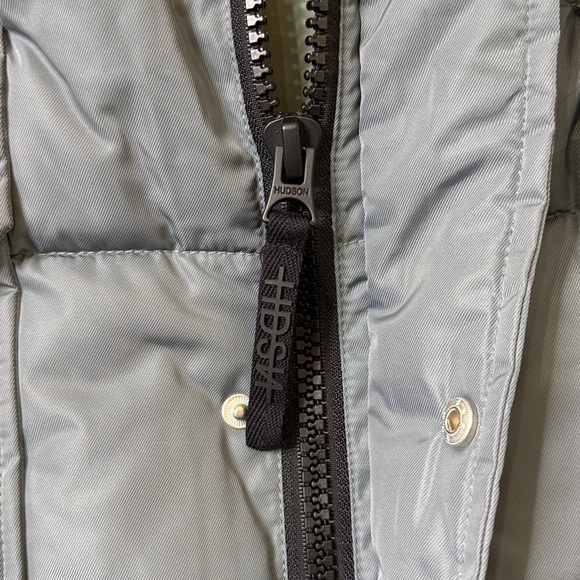 $358 MENS HUDSON PUFFER OUTDOORS SKI COAT JACKET STORMY GRAY VEGAN DOWN FILLED - Picture 9 of 16